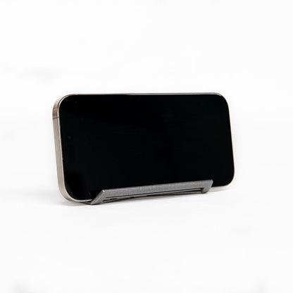 Front Placing Mobile On Metal Wall Mount Grey Color